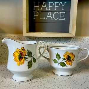 Japan tea set - cream and sugar dishes coffee